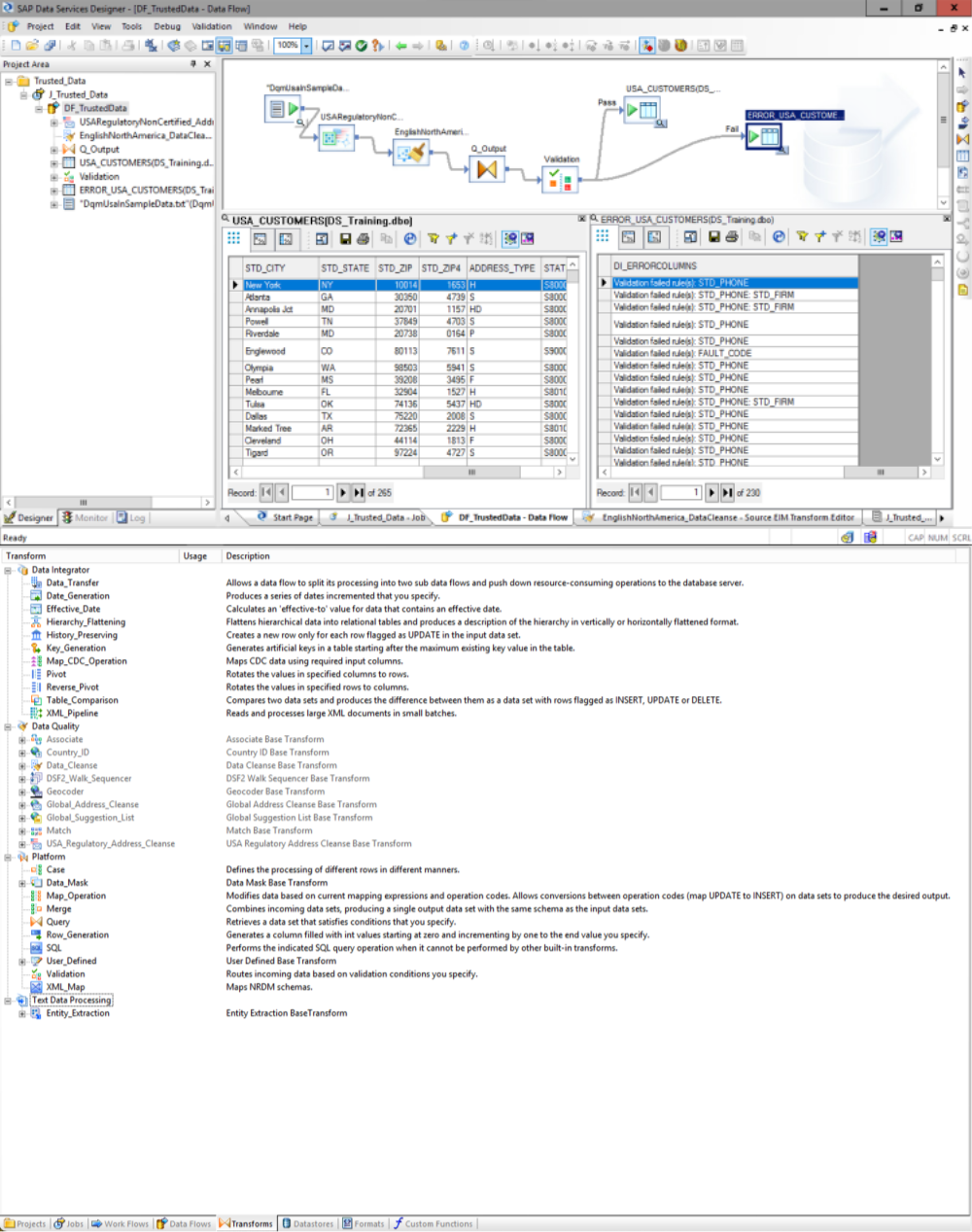 Ejemplos de herramientas ETL: Sap Data Services | Sap BODS